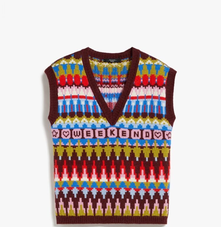 Jacquard Knitted Vest - ChunMu Knitting Sweater Factory